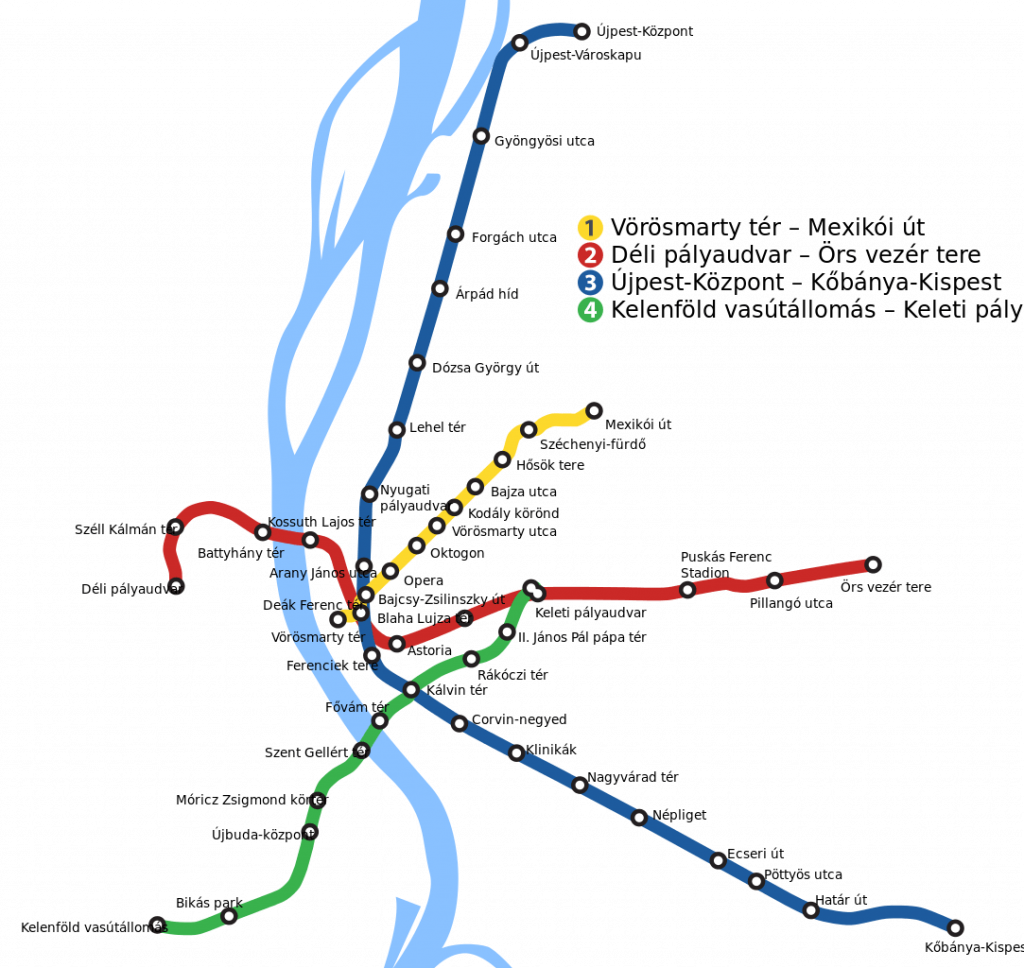 budapest travel map